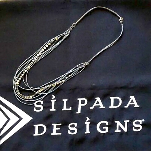 Silpada shell seed necklace with beads - Picture 7 of 7